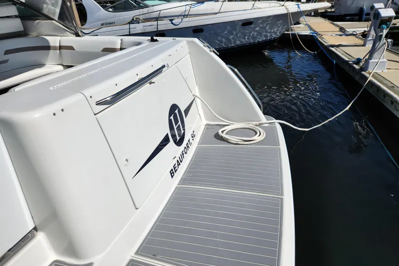 Slide: The Image of 2000 Formula 41 Performance Cruiser docked in Beaufort, SC marina. - 11