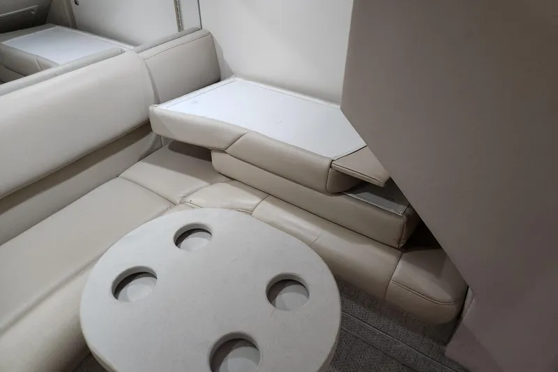 Slide: The Image of Interior of 2000 Formula 41 Performance Cruiser, featuring cozy cabin and modern amenities. - 38