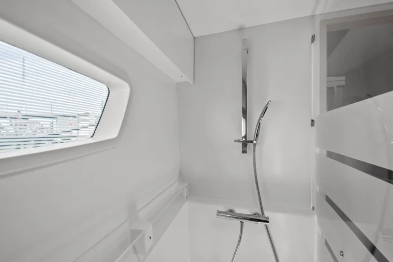 Slide: The Image of Interior view of shower on 2019 Astrea 42 Catamaran. - 34