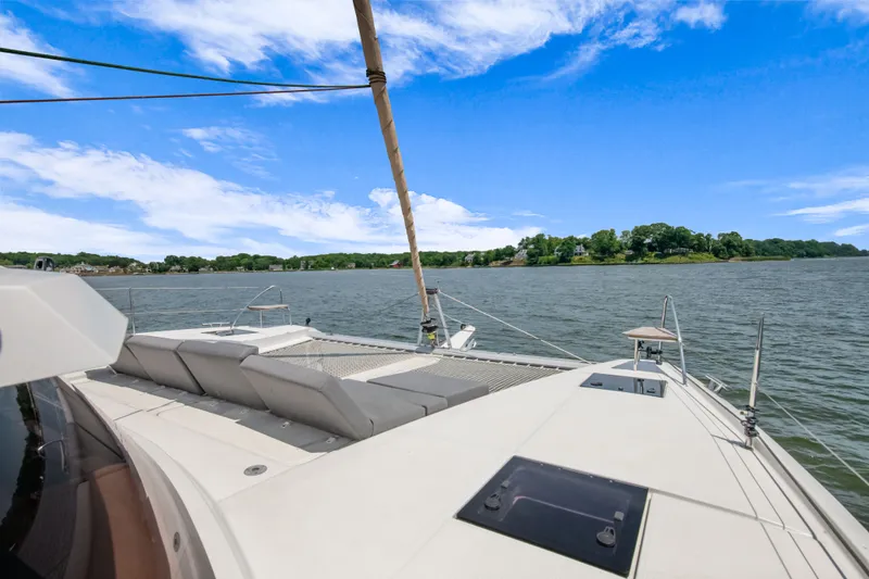 Slide: The Image of Fountaine Pajot Astrea 42 Catamaran on calm waters, 2019 model. - 37