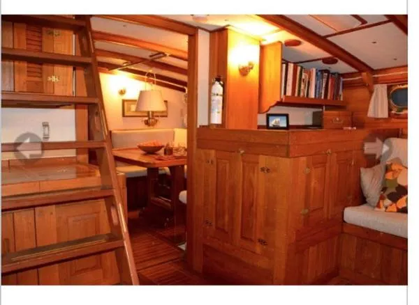 Slide: The Image of Custom Gaff Rigged Schooner 1984 - 1