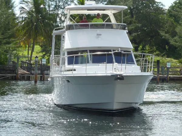 Slide: The Image of Camargue 48 Cockpit Motor Yacht 1988 - 1