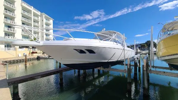 Slide: The Image of Intrepid 390 Sport Yacht 2008 - 9