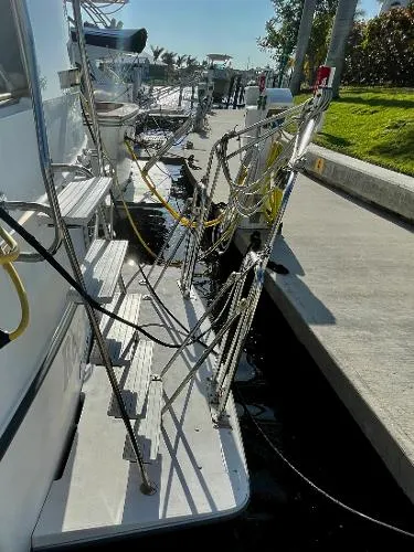 Slide: The Image of Carver Yachts 350 Aft Cabin 1994 - 5