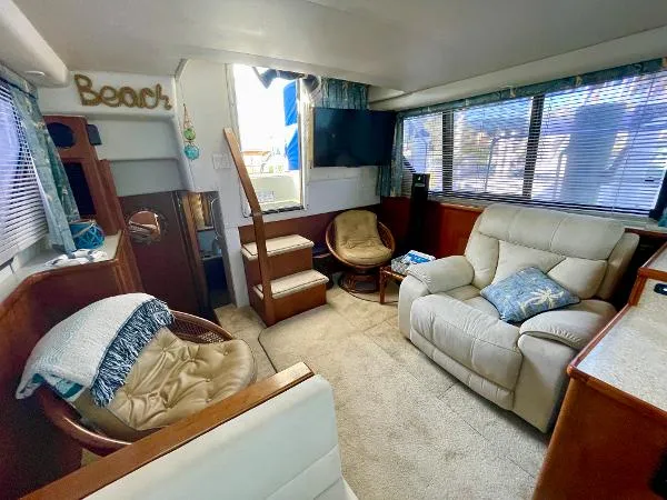 Slide: The Image of Carver Yachts 350 Aft Cabin 1994 - 6