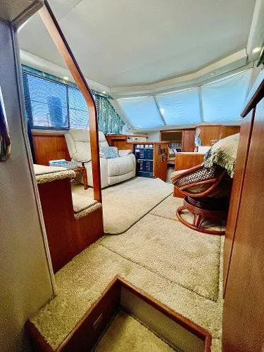 Slide: The Image of Carver Yachts 350 Aft Cabin 1994 - 7