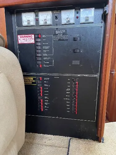 Slide: The Image of Carver Yachts 350 Aft Cabin 1994 - 8