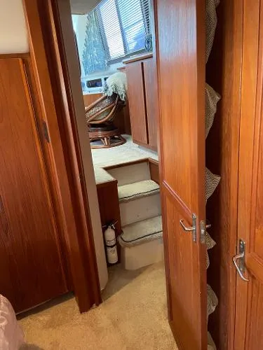 Slide: The Image of Carver Yachts 350 Aft Cabin 1994 - 9