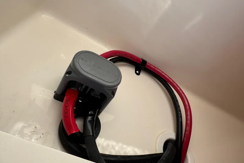 Slide: The Image of Electrical wiring in 2025 Key West 219 FS boat compartment. - 20