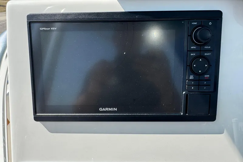 Slide: The Image of Garmin GPSmap XSV on 2025 Key West 219 FS boat dashboard. - 37