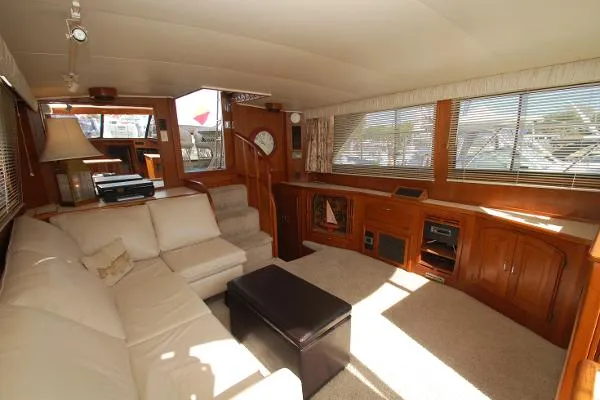 Slide: The Image of Californian 48 Cockpit Motor Yacht 1989 - 2