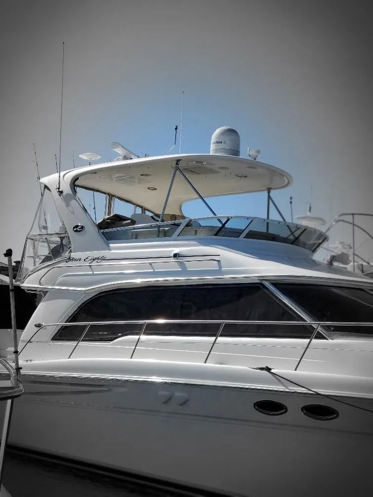 Slide: The Image of Sea Ray 480 Sedan Bridge 2001 - 4