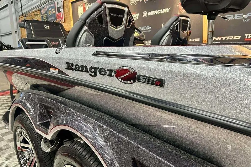 Slide: The Image of 2014 Ranger Z521R Cup-Equipped boat with sleek design and metallic finish. - 15