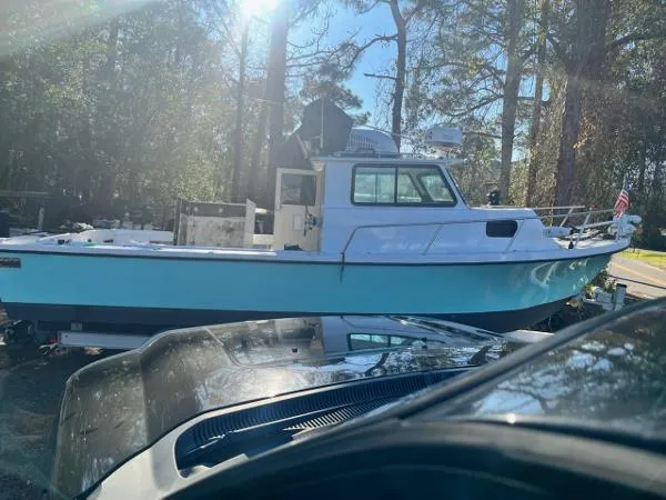 Slide: The Image of Parker Marine Sport Cabin Deep Vee 1995 - 4