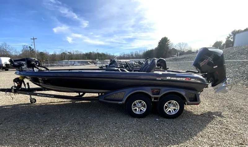 Slide: The Image of 2026 Ranger Z Comanche Z520R Ultra boat on trailer. - 12