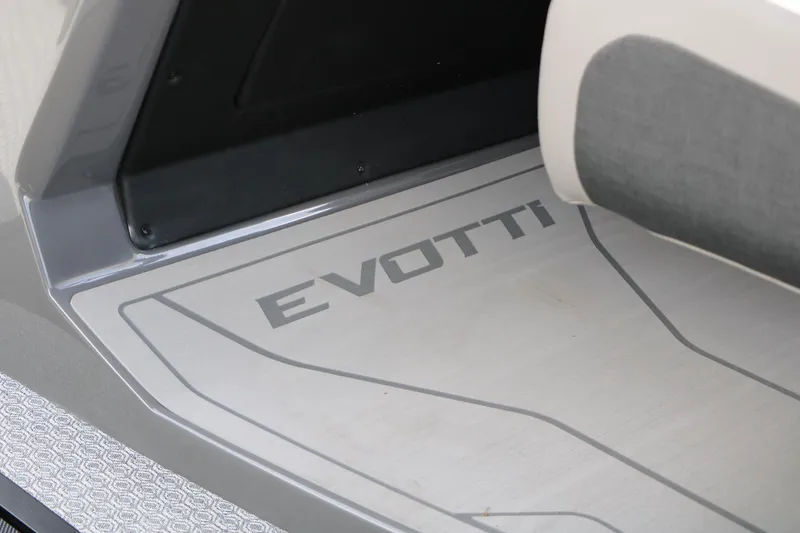 Slide: The Image of Close-up of 2026 Evotti 521QL interior with logo on floor mat. - 36