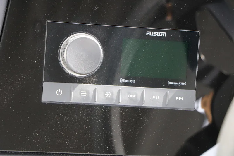 Slide: The Image of Control panel of Evotti 723QL 2026 with Bluetooth and SiriusXM features. - 36