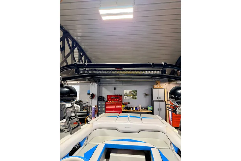 Slide: The Image of Interior storage compartment of a 2012 Moomba Mojo 2.5 boat. - 34