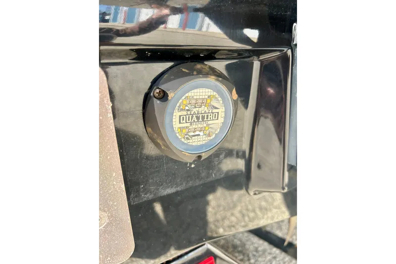 Slide: The Image of Propeller of a 2012 Moomba Mojo 2.5 boat on a trailer. - 48