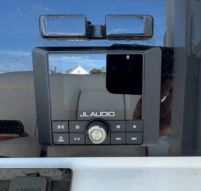 Slide: The Image of JL Audio MediaMaster 50 on 2023 Sea Hunt Ultra 239 SE. - 24