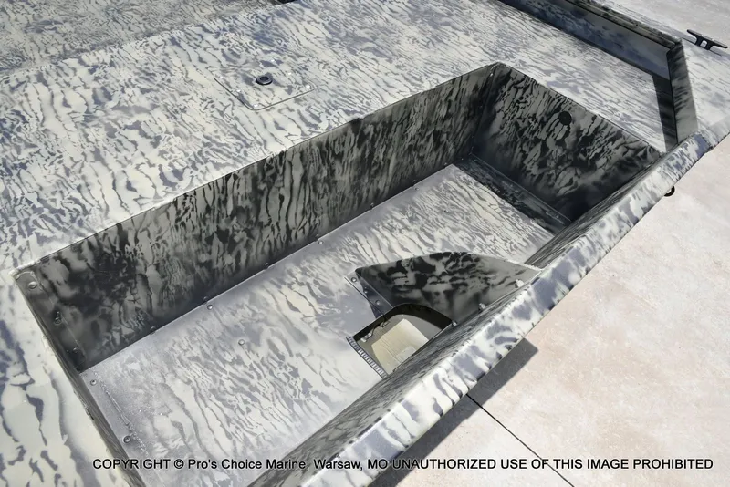 Slide: The Image of Interior view of Tracker Grizzly 1860 Jon boat, model year 2026. - 28