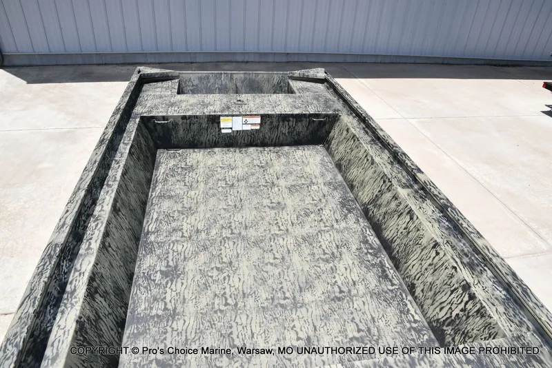 Slide: The Image of 2026 Tracker Grizzly 1860 Jon boat with camouflage pattern. - 37