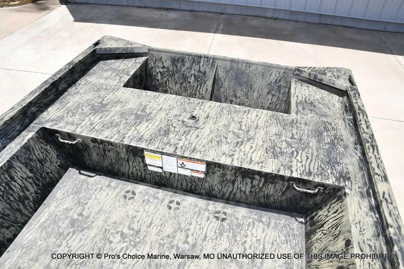 Slide: The Image of Interior view of Tracker Grizzly 1860 Jon boat, 2026 model. - 39