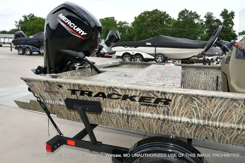 Slide: The Image of 2026 Tracker Grizzly 1860 CC boat with Mercury engine. - 3