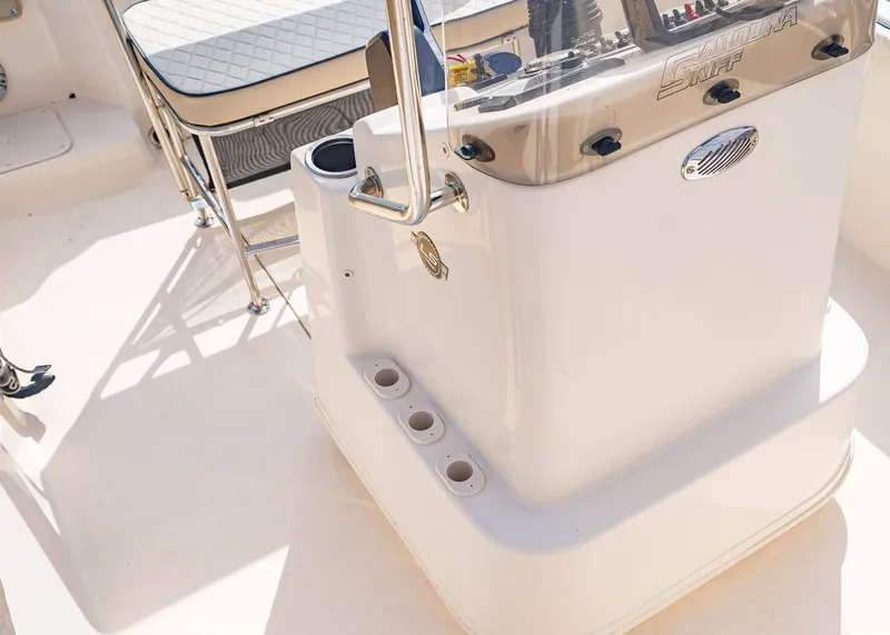 Slide: The Image of Interior view of 2023 Carolina Skiff 17 LS boat. - 14