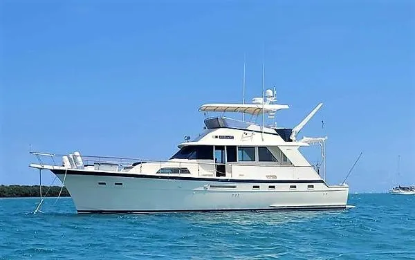 Slide: The Image of Hatteras 53 Yachtfish/Cockpit Motorycht 1987 - 0