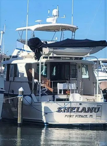 Slide: The Image of Hatteras 53 Yachtfish/Cockpit Motorycht 1987 - 3