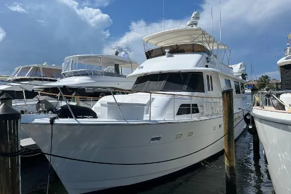 Slide: The Image of Hatteras Cockpit Motor Yacht 1987 - 0