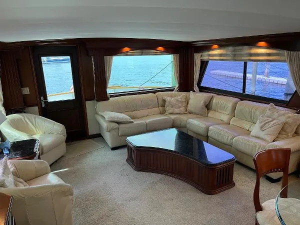 Slide: The Image of Hatteras Cockpit Motor Yacht 1987 - 10