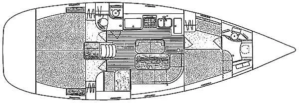Slide: The Image of Beneteau Oceanis 400 1994 - 3