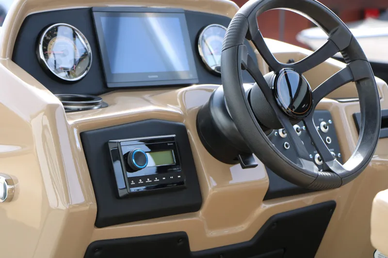 Slide: The Image of Dashboard of the 2026 Evotti 523 CS Tri Toon. - 36