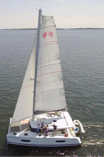 Slide: The Image of Fountaine Pajot Lucia 2018 - 2