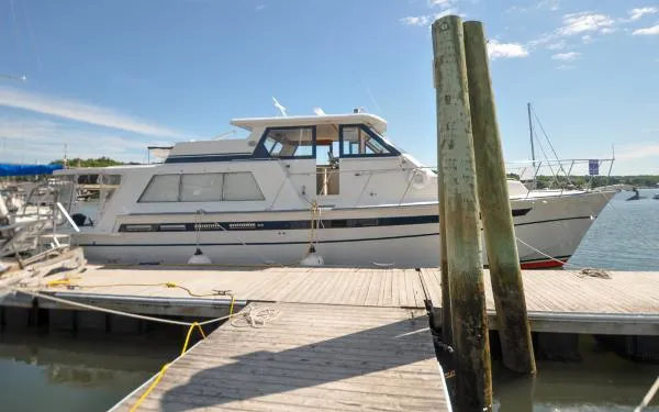 Slide: The Image of Huckins 50 Pilothouse 1985 - 4