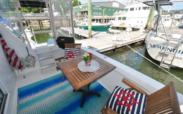 Slide: The Image of Huckins 50 Pilothouse 1985 - 9
