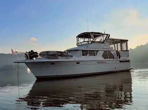 Slide: The Image of Carver Yachts 440 Aft Cabin Motor Yacht 1993 - 0