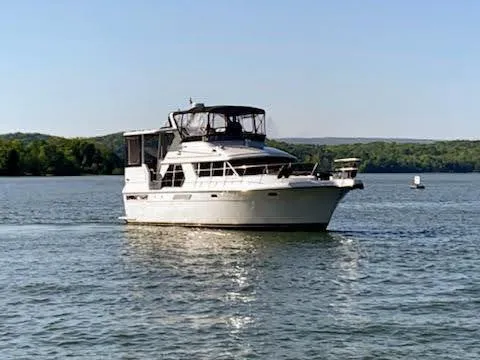 Slide: The Image of Carver Yachts 440 Aft Cabin Motor Yacht 1993 - 1
