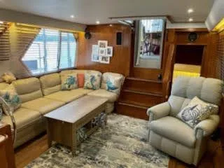 Slide: The Image of Carver Yachts 440 Aft Cabin Motor Yacht 1993 - 11