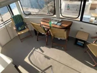 Slide: The Image of Carver Yachts 440 Aft Cabin Motor Yacht 1993 - 5