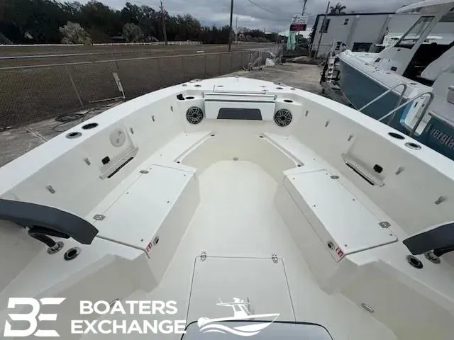 Slide: The Image of Cobia 285 Open Center Console 2026, spacious deck, Boaters Exchange. - 9