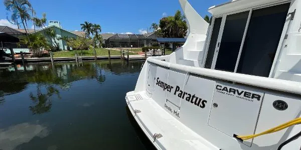 Slide: The Image of Carver Yachts 350 Mariner Diesel 2003 - 9