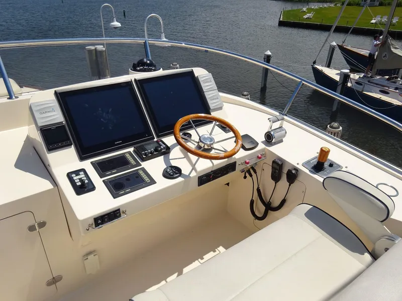 Slide: The Image of Flybridge helm - 10