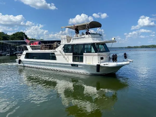Slide: The Image of Harbor Master 52 Pilot House Wide Body River Yacht 2002 - 0