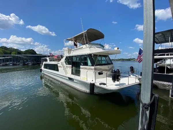 Slide: The Image of Harbor Master 52 Pilot House Wide Body River Yacht 2002 - 1