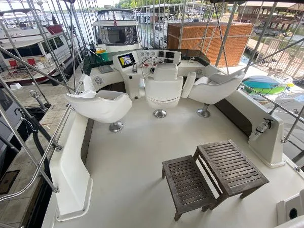 Slide: The Image of Harbor Master 52 Pilot House Wide Body River Yacht 2002 - 10