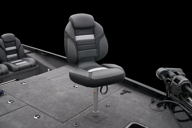 Slide: The Image of 2026 Ranger RT188P boat dashboard with Garmin display and steering wheel. - 15