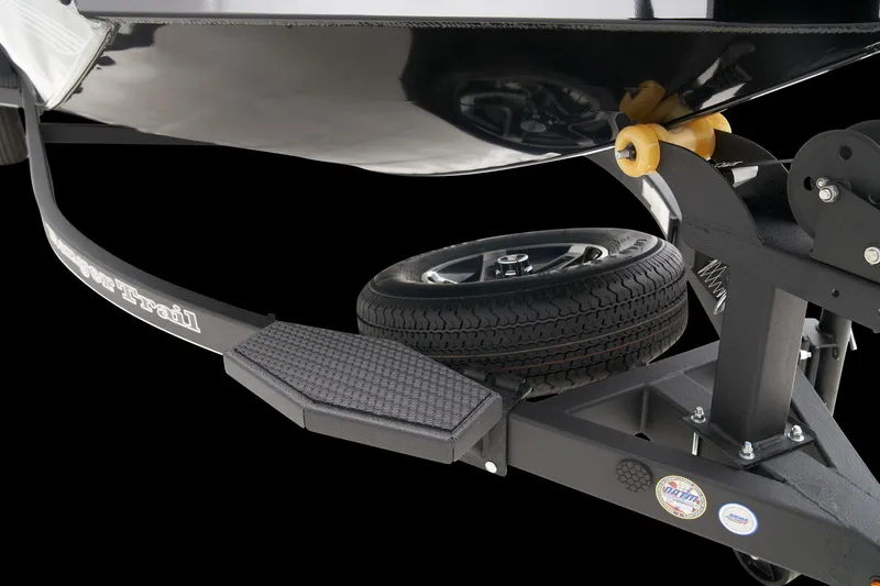 Slide: The Image of 2026 Ranger RT188P boat interior with storage compartment and seating. - 8